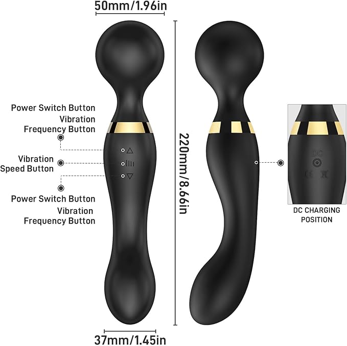 Vibrador del Punto G negro