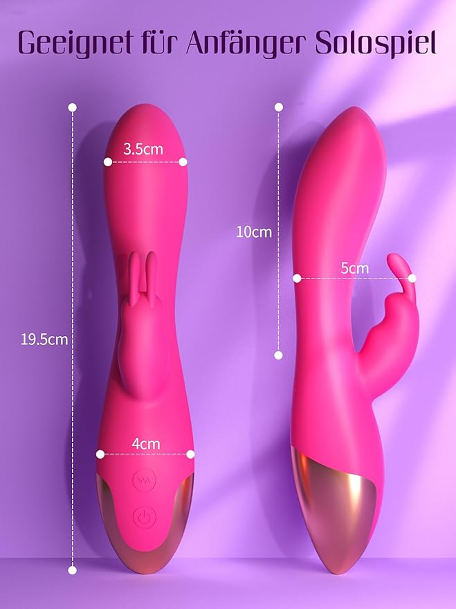 Vibrador erótico para clítoris y estimulación del punto G